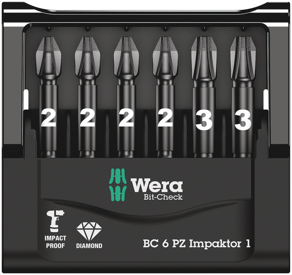 Bit-Check 6 PZ Impaktor 1, 6 pieces, Besteck