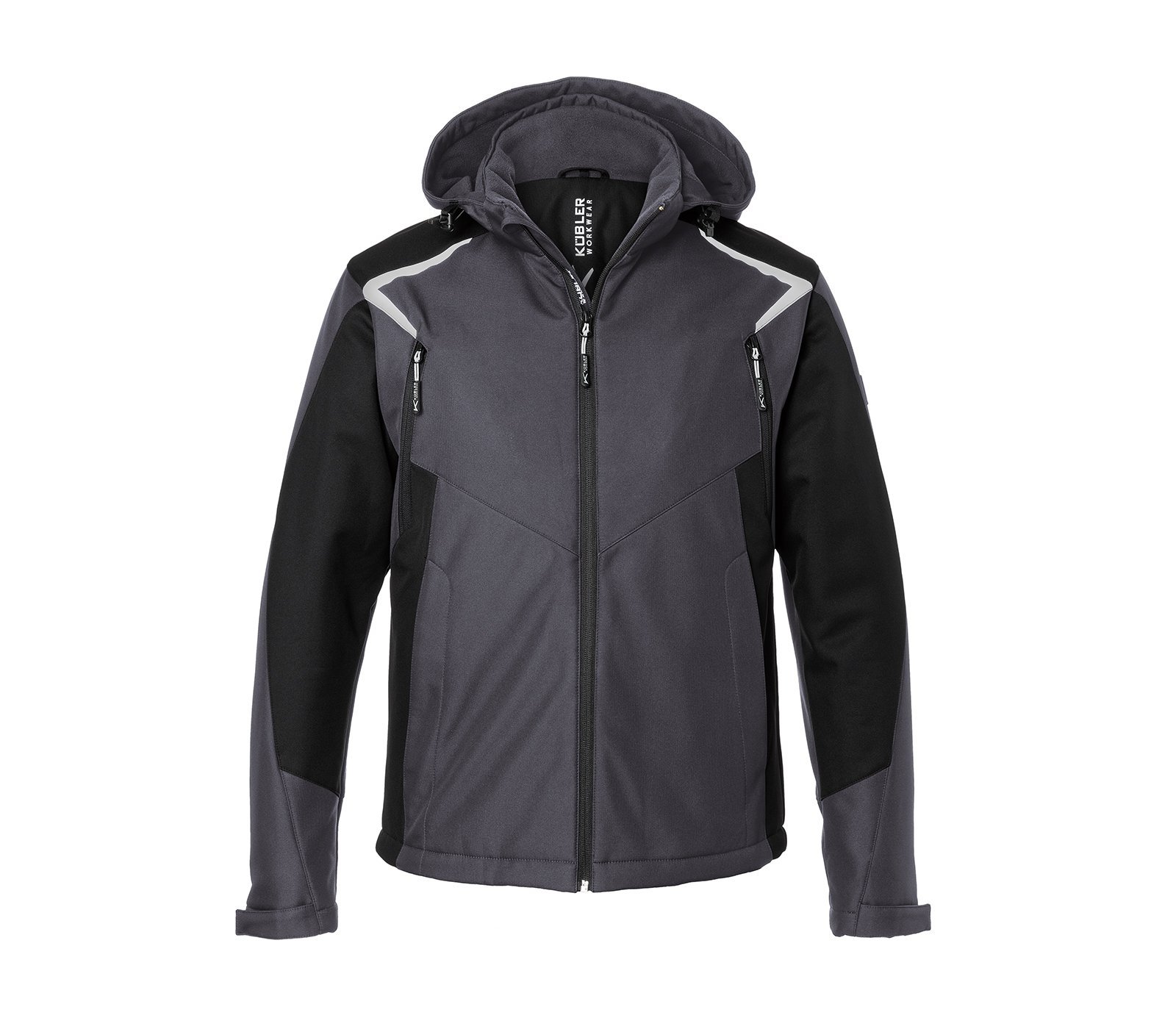 KÜBLER BODYFORCE Winter Softshell Jacke anthrazit/schwarz  1325 5375-9799-XXL