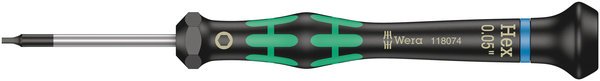 Wera Elektronik-Sechskantschraubendreher 2054 Kraftform Micro Hex-Plus