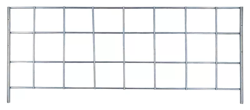 Draht-Steckgitter, 600 x 140 mm (T x H), für MULTIplus150-Fachböden, glanzverzin