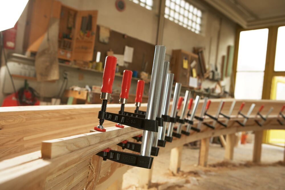 Bessey Temperguss-Schraubzwinge TG16 160x80mm Holzgriff 6000N