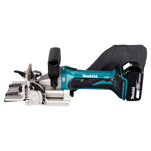 Makita Akku-Nutfräse LXT® DPJ180RTJ 18V 100mm mit 2x 5.0Ah Akkus und MAKPAC