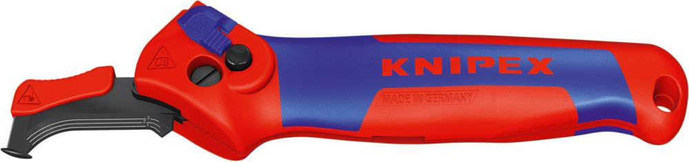 Knipex Abmantelungsmesser mit Gleitschuh und Ratschenfunktion
