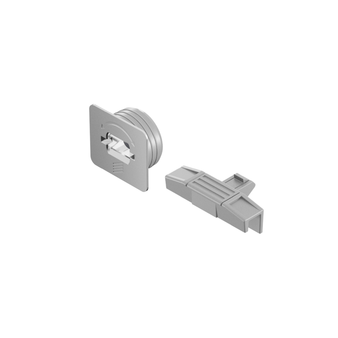 HETTICH AvanTech YOU Mitnehmer für Innenfront, silber