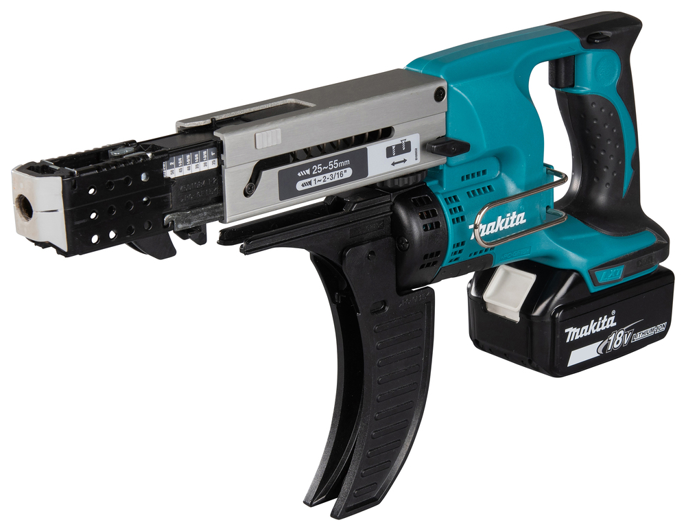 Makita Akku-Magazinschrauber DFR550RTJ 18V 5,0Ah LXT mit MAKPAC