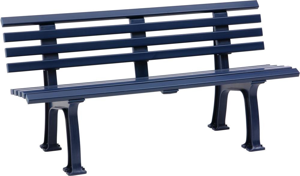 Gartenbank SYLT 3-Sitzer Länge 1500 mm blau Blome