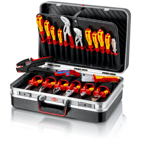 Knipex Werkzeugkoffer "Vision24" Elektro 20 Teile