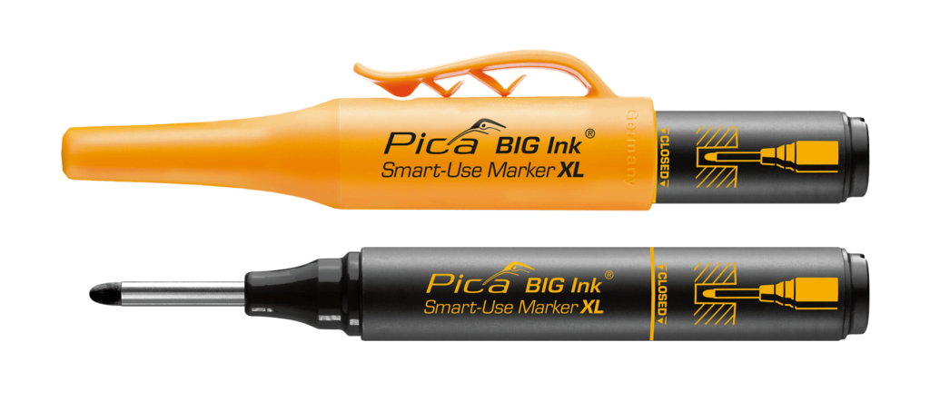 Pica BIG Ink Smart Use Marker XL weiß Rundspitze 1-4 mm
