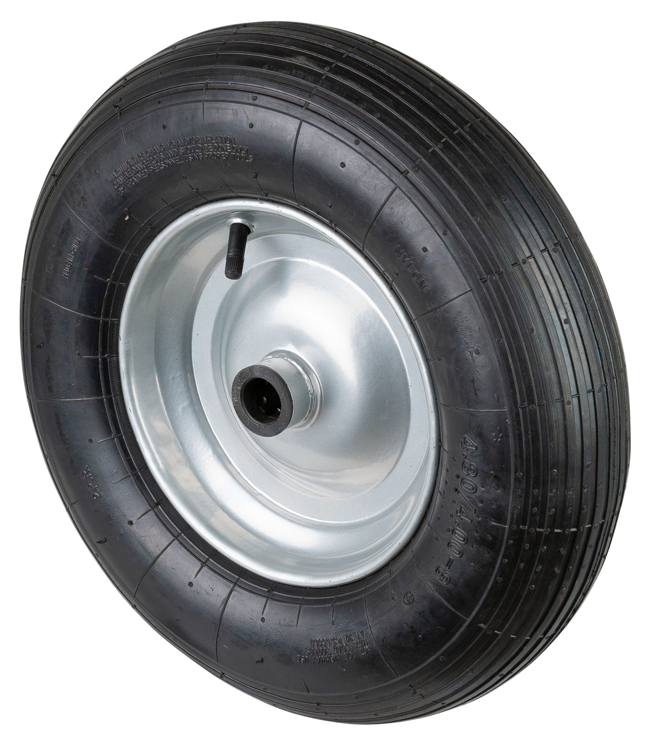 BS Rollen Luftrad C90.404 400mm Gummi schwarz Stahlfelge Rollenlager 200kg