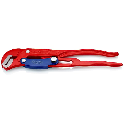 Knipex Rohrzange S-Maul mit Schnelleinstellung rot pulverbeschichtet 330 mm, 83 60 010