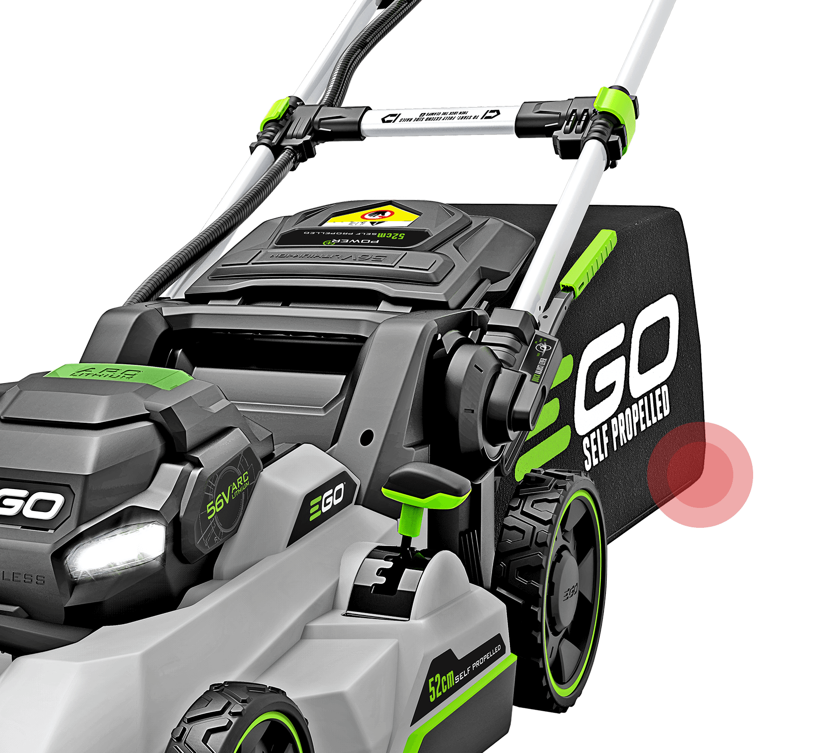 EGO LM1700E Akku-Rasenmäher 42cm mit Radantrieb ohne Akku & Ladegerät