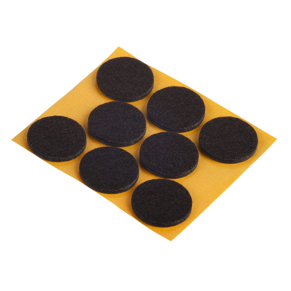 Produktbild Filzgleiter klebend braun 28mm Inh.8 St.