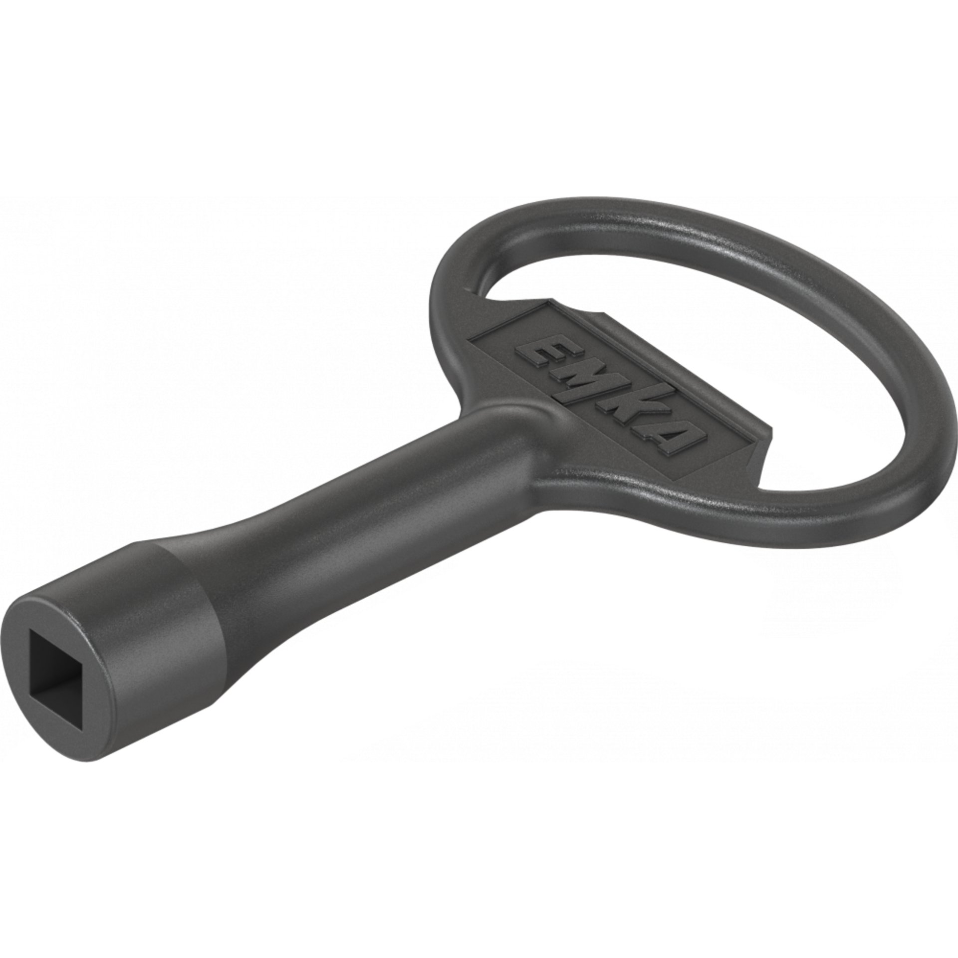 Schlüssel für Betätigung Vierkant 6, Stahl schwarz gepulvert