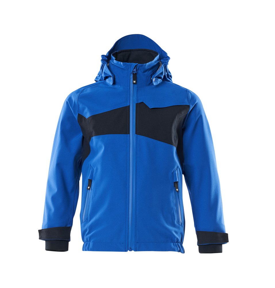 Mascot Hard Shell Jacke,Kinder,geringes Gewicht Jacke für Kinder Größe 152, azurblau/schwarzblau