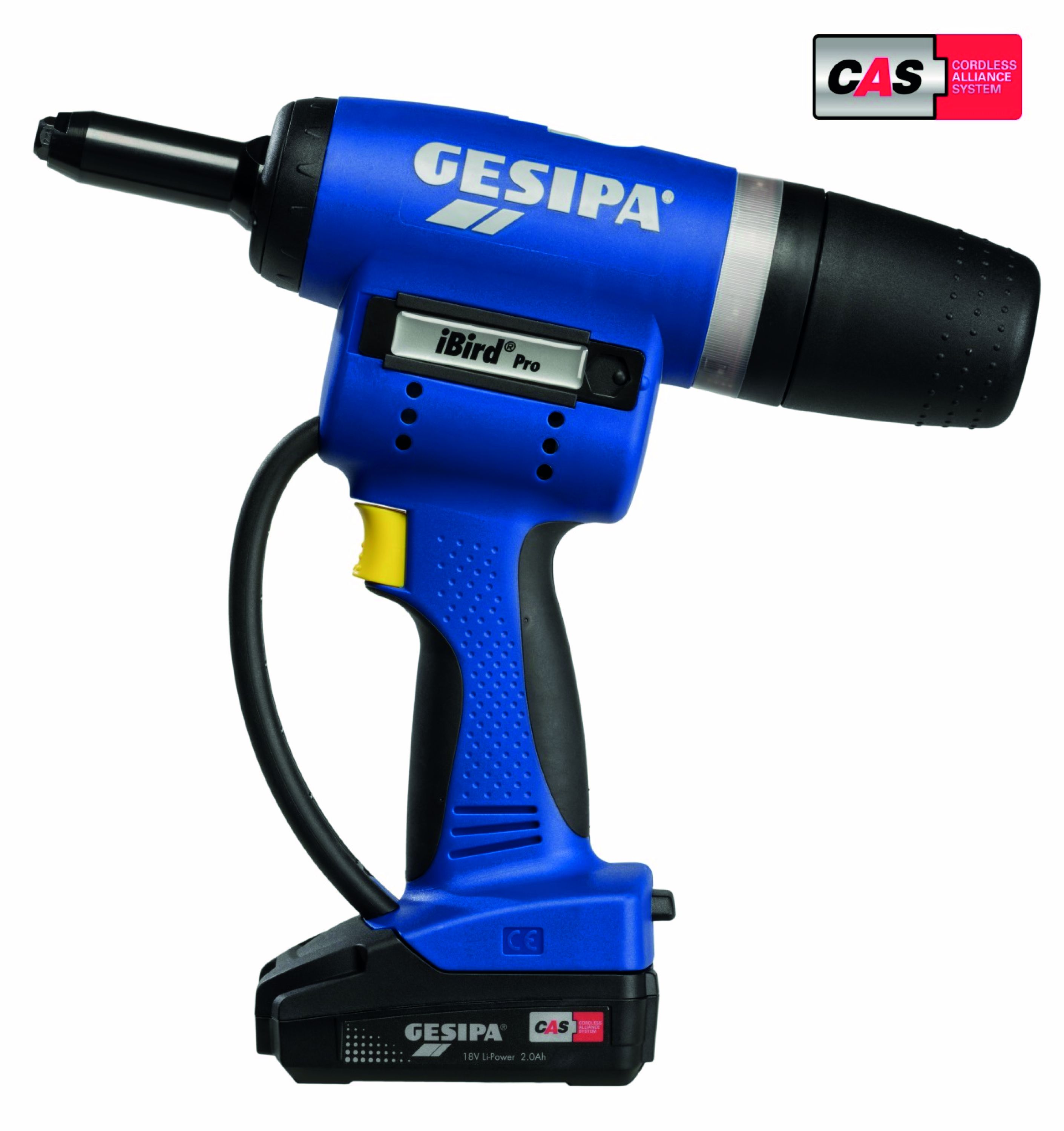 Gesipa iBird Pro CAS mit 1 Li-Ion Akku 18V - 2,0 Ah / Ladegerät in L-Boxx
