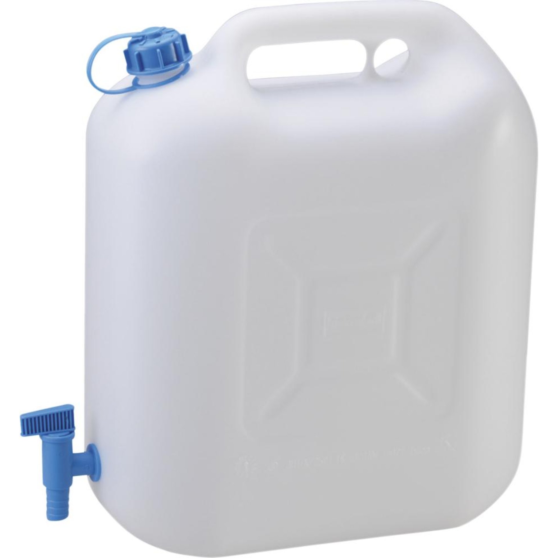 Wasserkanister 22 l HD-PE natur B415xT190xH440 mm mit Ablasshahn