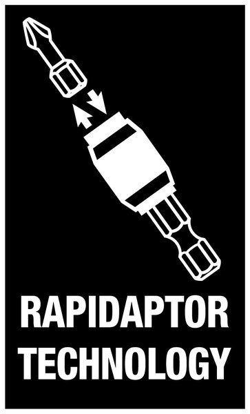 Bitholder with Rapidaptor quick-release chuck, Schablone, Adapter, Elektronik
