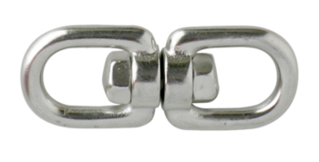 Vormann Wirbel Auge/Auge 60x13x5 mm Edelstahl V2A SB (2 Stück)