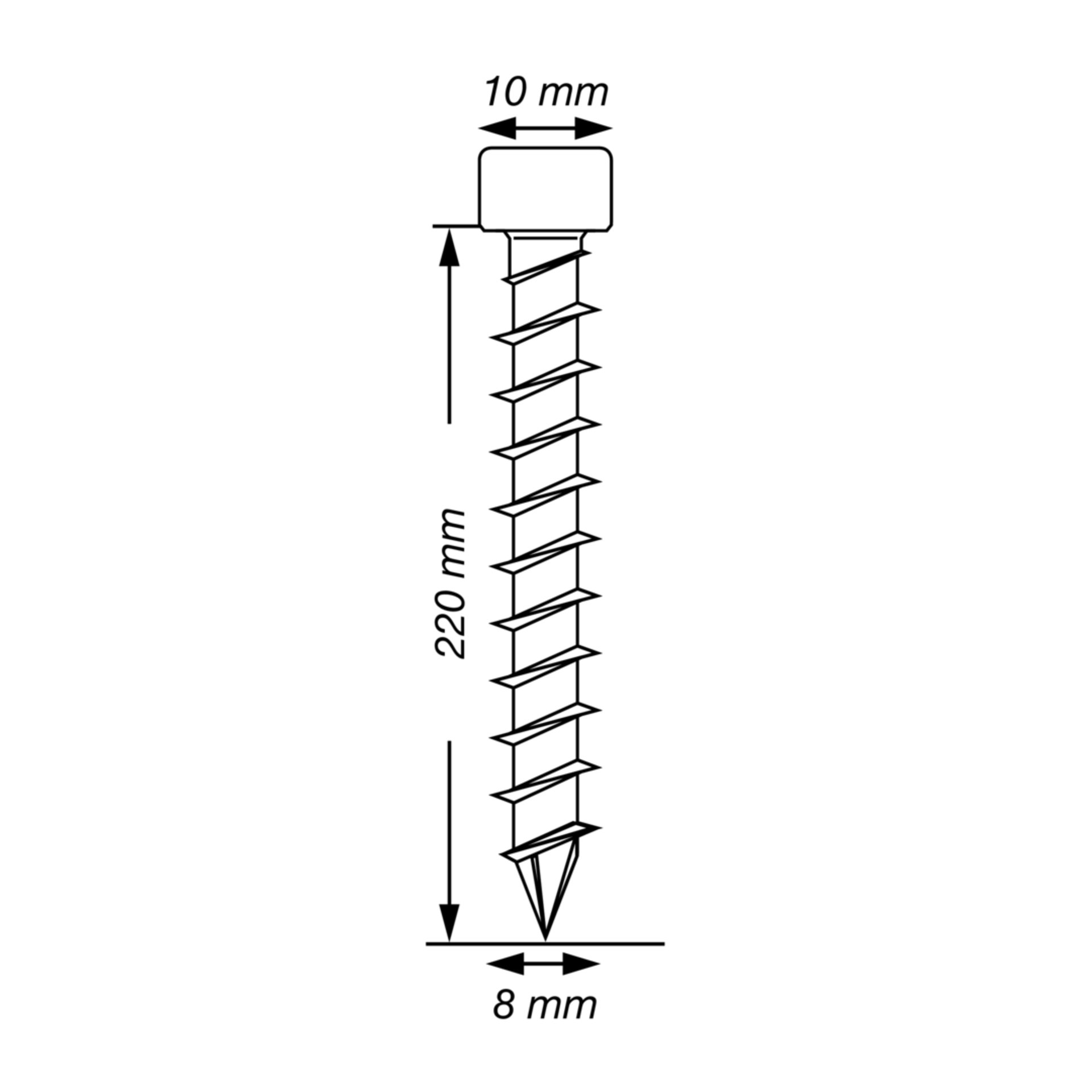 Dimensioned drawing