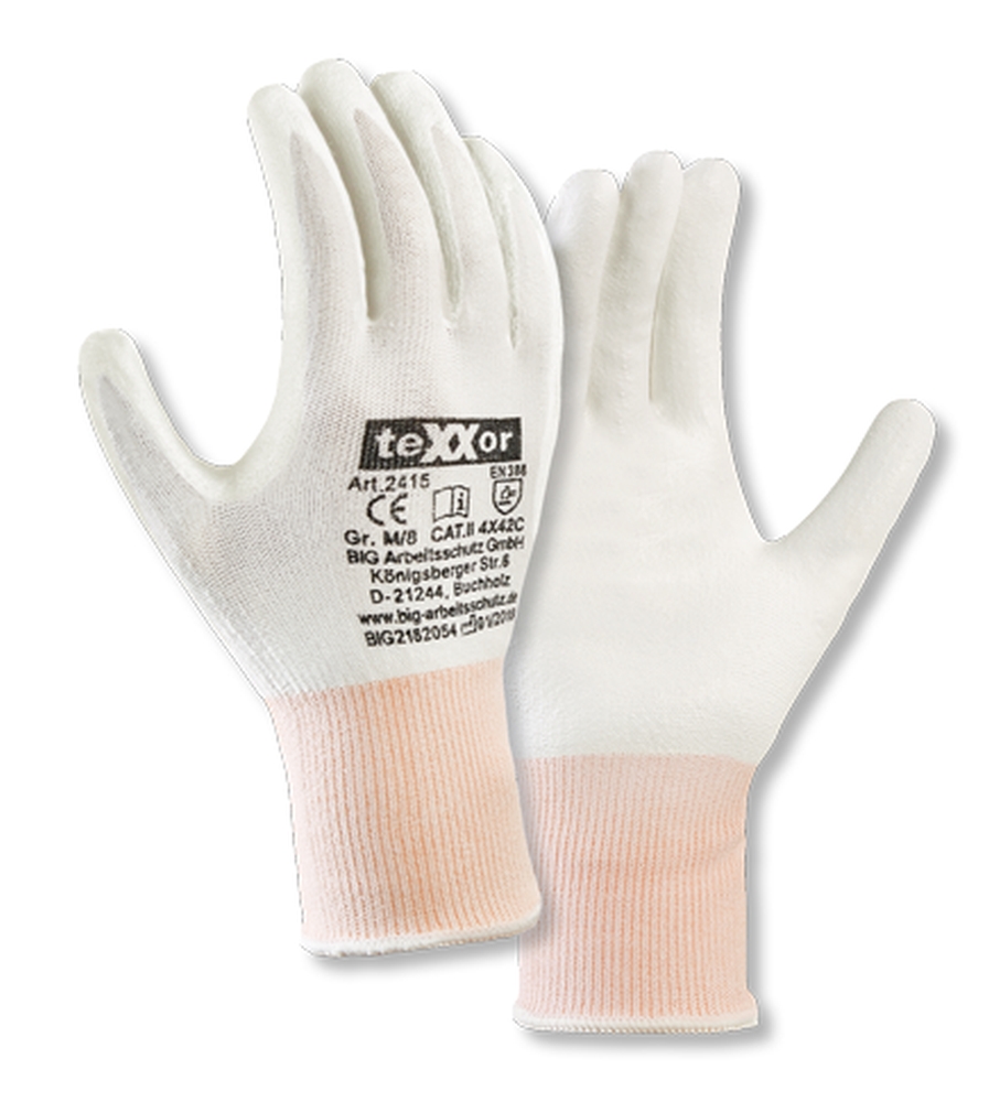 Artikelhauptbild teXXor® Schnittschutz-Strickhandschuhe PU-BESCHICHTUNG