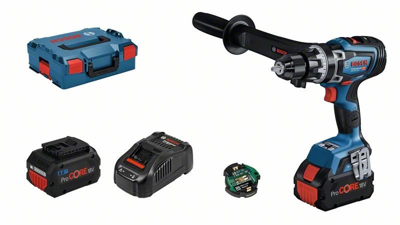 Bosch Akku-Schlagbohrschrauber GSB 18V-150 C mit 2x Akku ProCORE18V 8.0Ah in L-BOXX