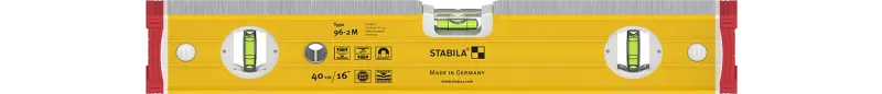 Stabila Magnet-Wasserwaage Type 96-2 M, 183 cm, extrasteifes Alu-Profil