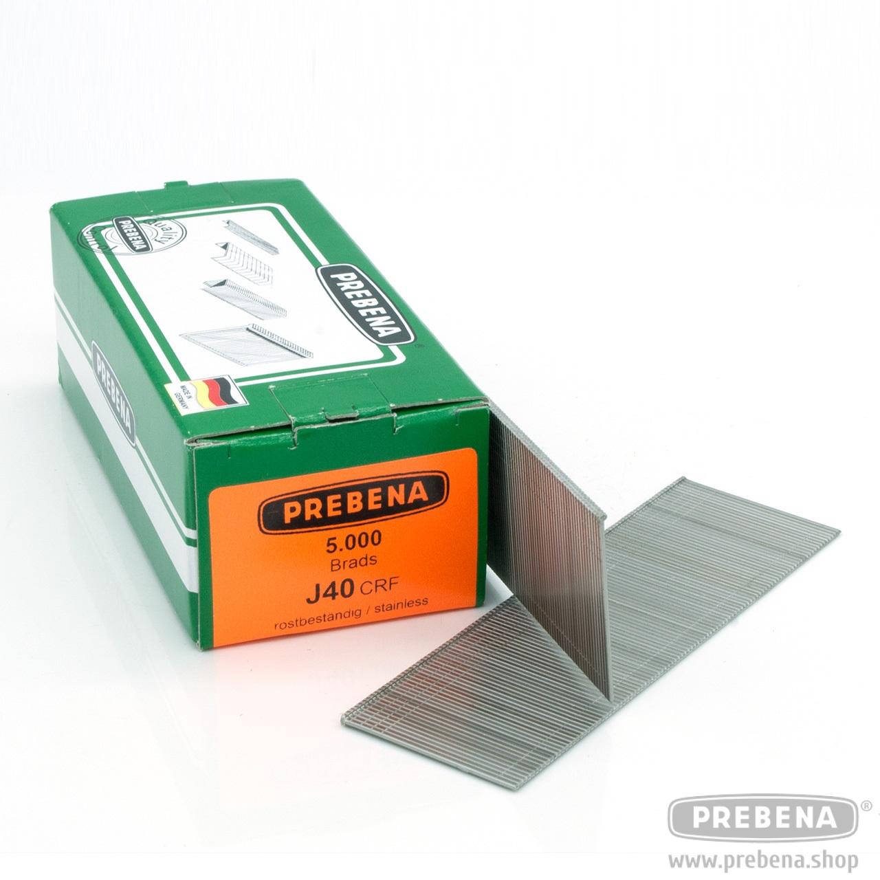 Prebena J40CRF Stauchkopfnägel (Brads) rost- & säurebeständig 40mm