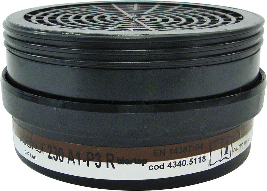 Ekastu Safety Filter 230, A1-P3R D f.Polimask 230 (Pck.a2St)