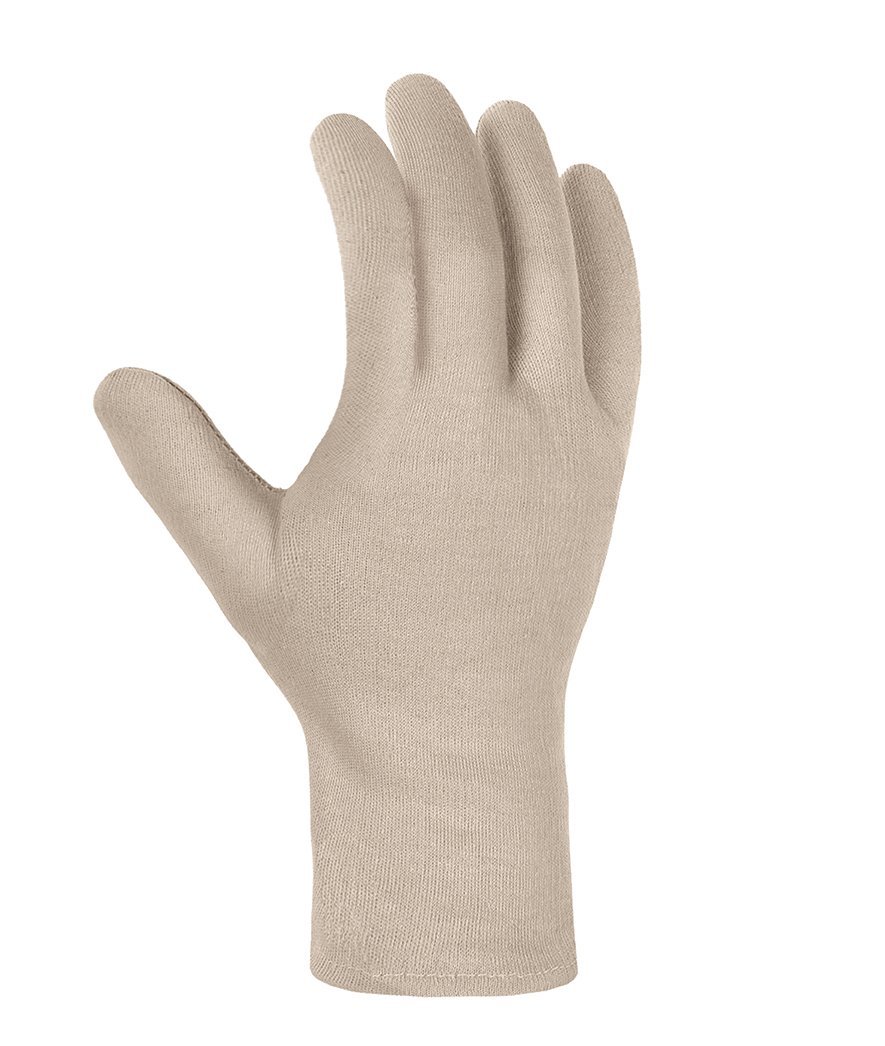teXXor® Baumwolltrikot-Handschuhe SCHWER 10, rohweiß