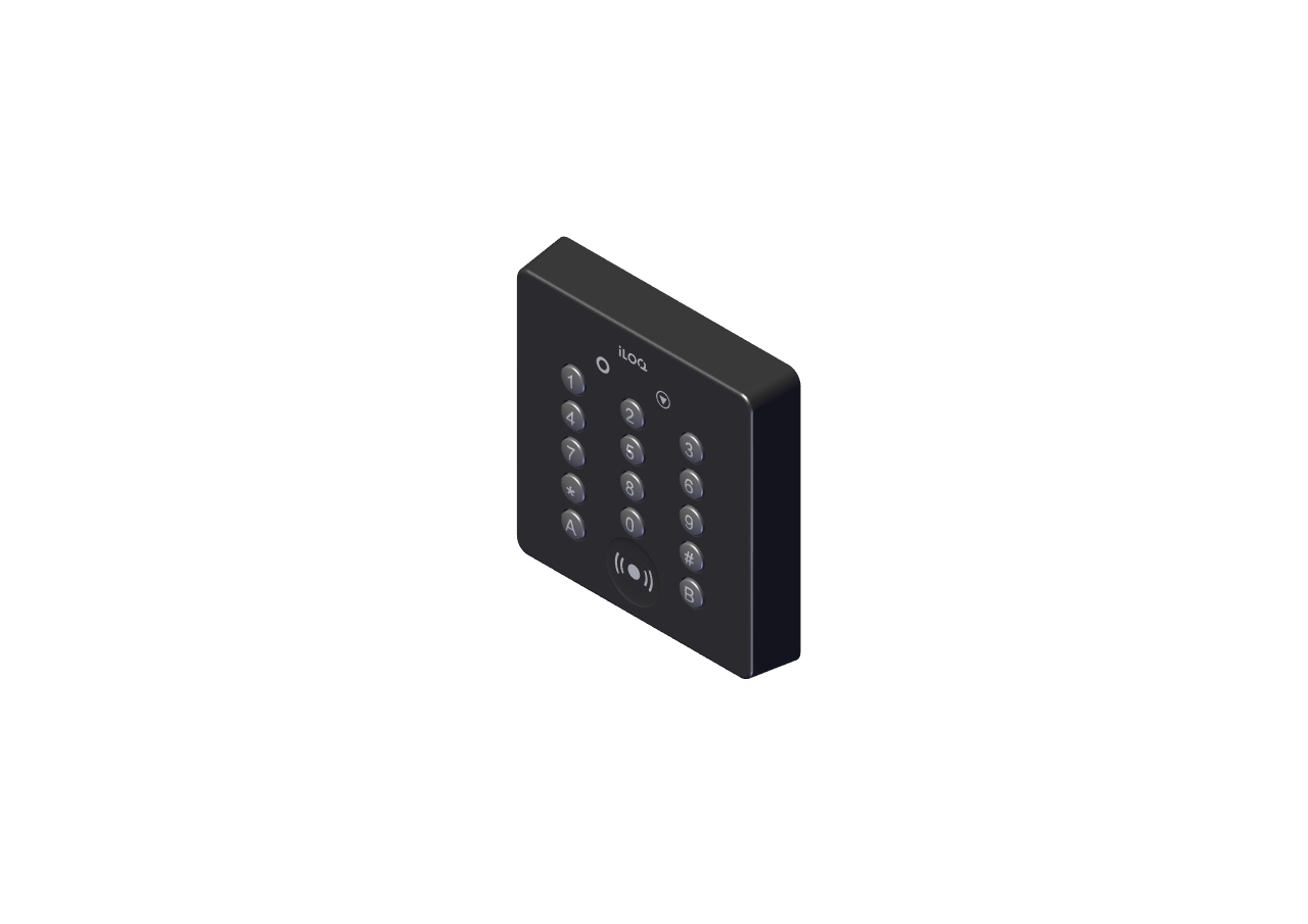iLOQ S5 NFC / PIN RFID-Wandleser breit