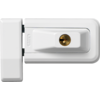 Abus Fenster-Zusatzschloss 3030 W AL0125 gleichschließend weiß Stahl