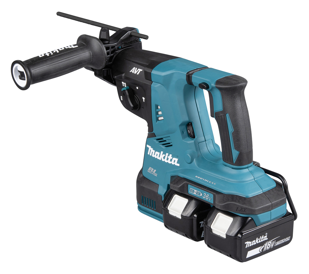 Makita Akku-Kombihammer DHR281ZJ 2x18V SDS-Plus bürstenloser Motor 2,9 Joule