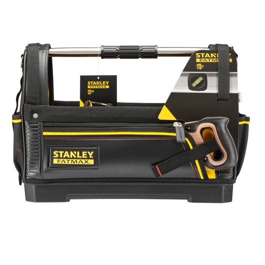 Stanley FatMax Offene Werkzeugtasche 18 Zoll 1-93-951 mit Stahlrahmen und Schultergurt