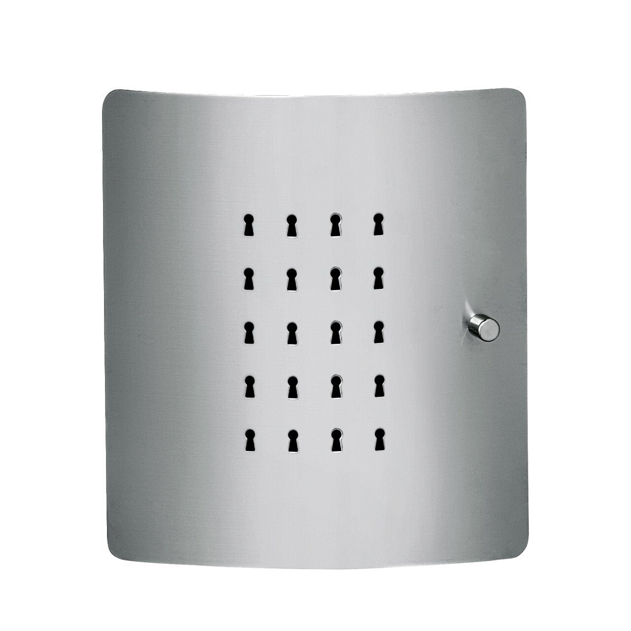 Burg Wächter Schlüsselbox SLOT 6220/10 Ni Edelstahl schwarz mit 10 Haken