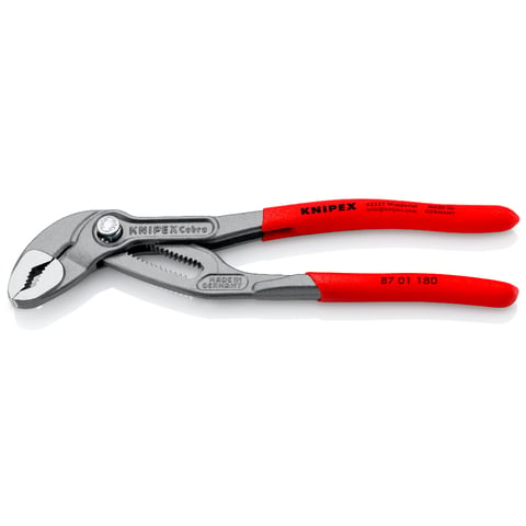 Knipex Cobra® Hightech-Wasserpumpenzange 180mm 8701180 42mm Rohrdurchmesser 36mm Schlüsselweite
