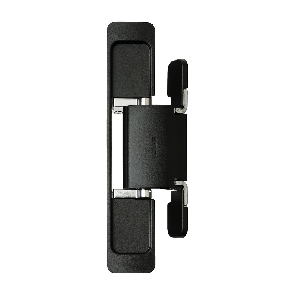 Sugatsune HES2S-150-A110-BL Scharnier für unsichtbaren Anschlag, 3D-verstellbar, Schwarz