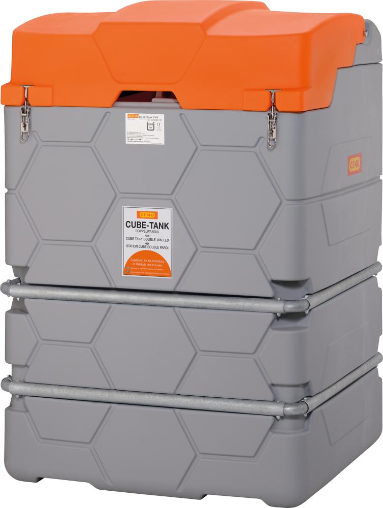 CEMO Cube Altöltank Outdoor mit Klappdeckel 2500 ltr.