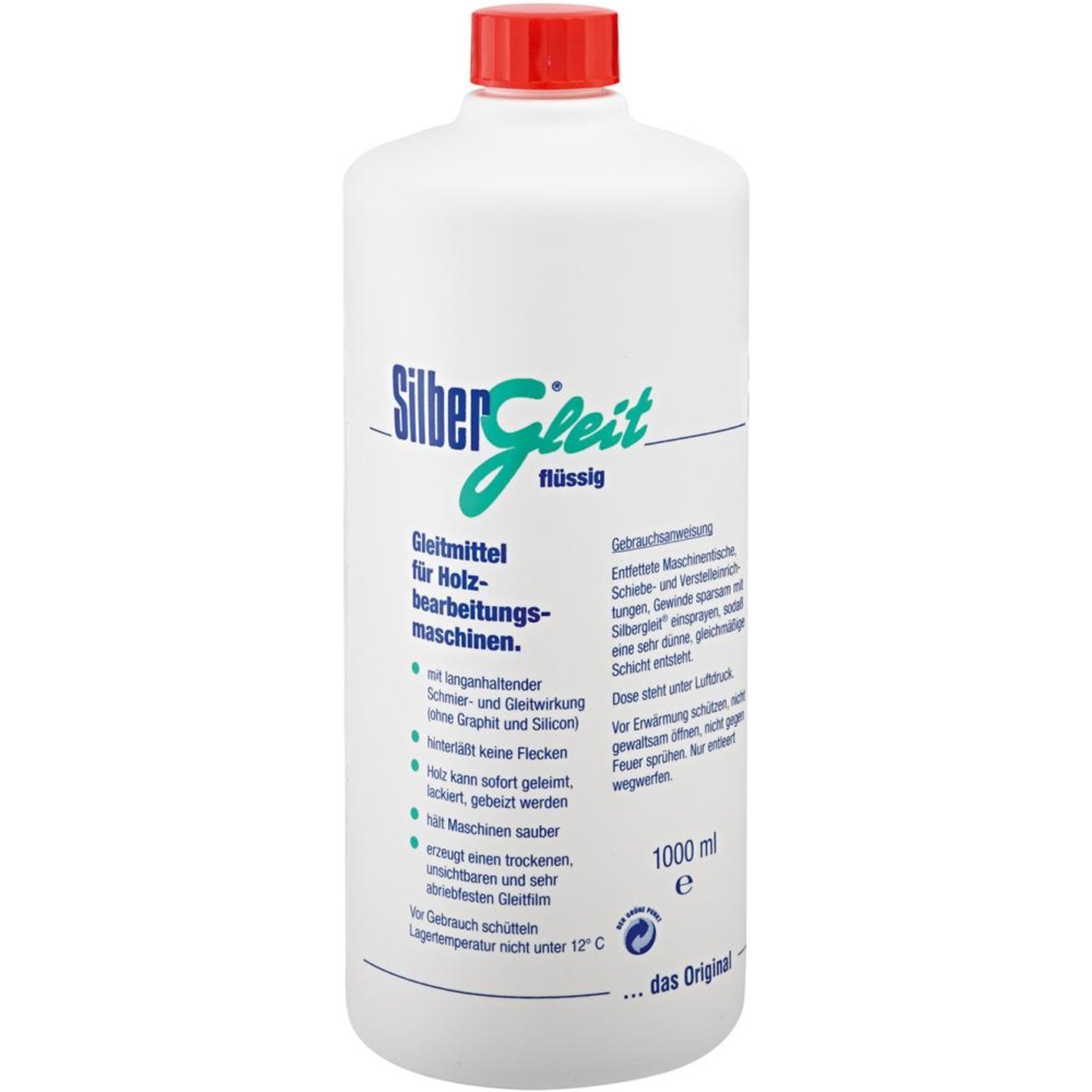 S & D Trockengleitmittel 1000 ml Silbergleit  Flasche mit Sprühkopf