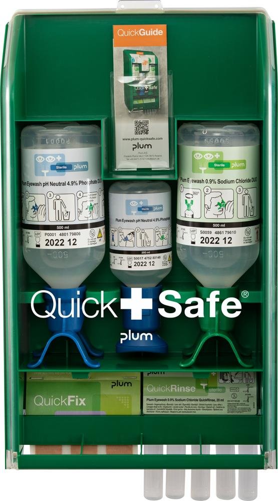 Plum 1-Hilfe-Station QickSafe Box Chemical Industry