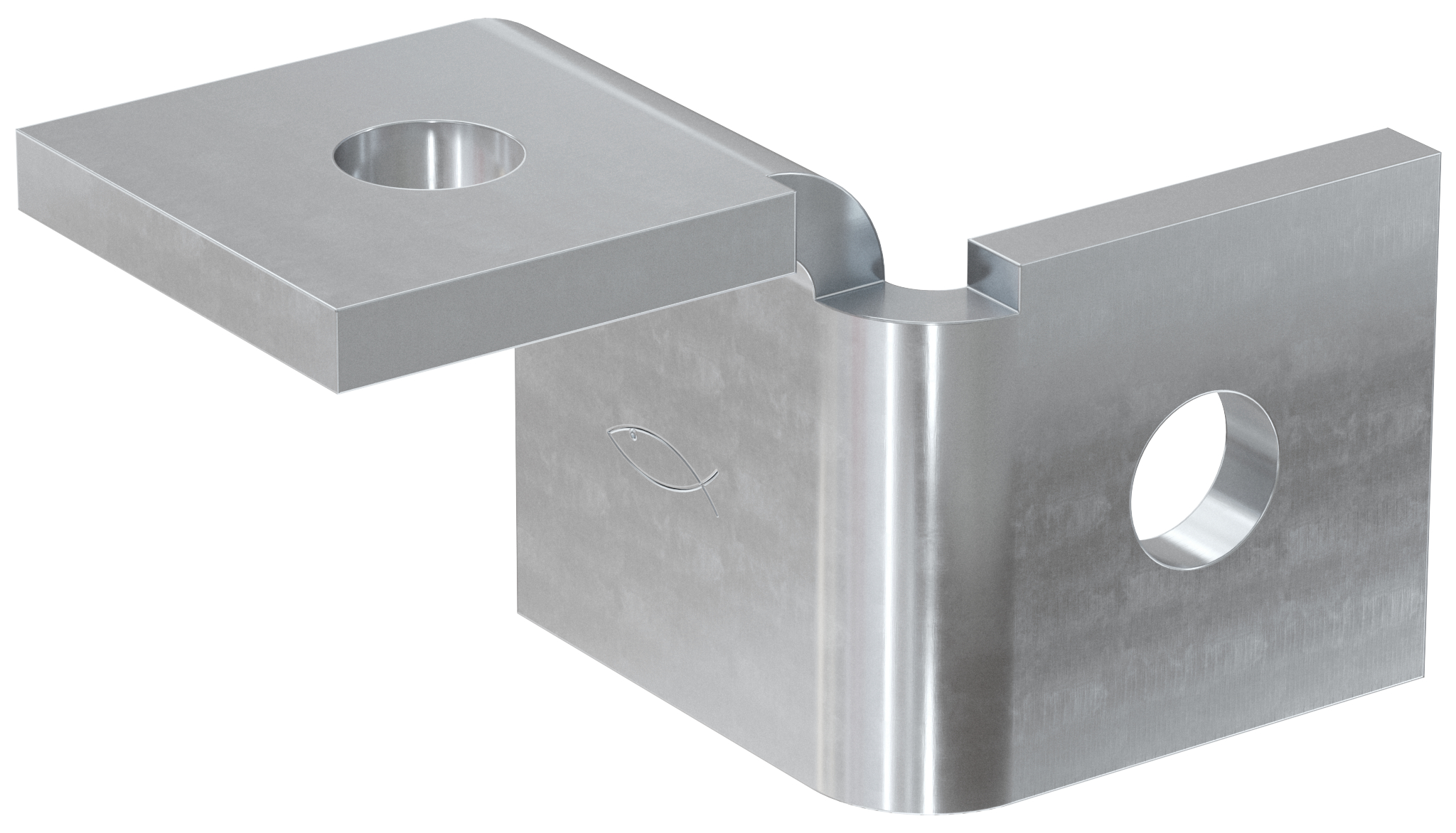Produktbild, Klammer, Postfach, Aluminium