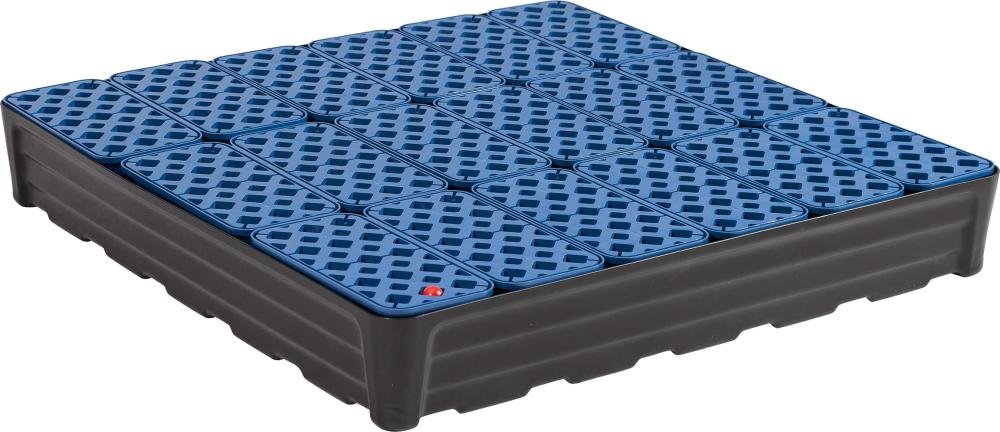 asecos Kleingebindewanne PE 1168x1168, 180 L PE-Giro