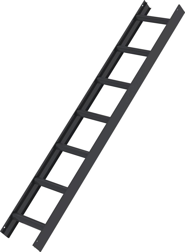 MUNK Dachleiter 7 Sprossen anthrazitgrau