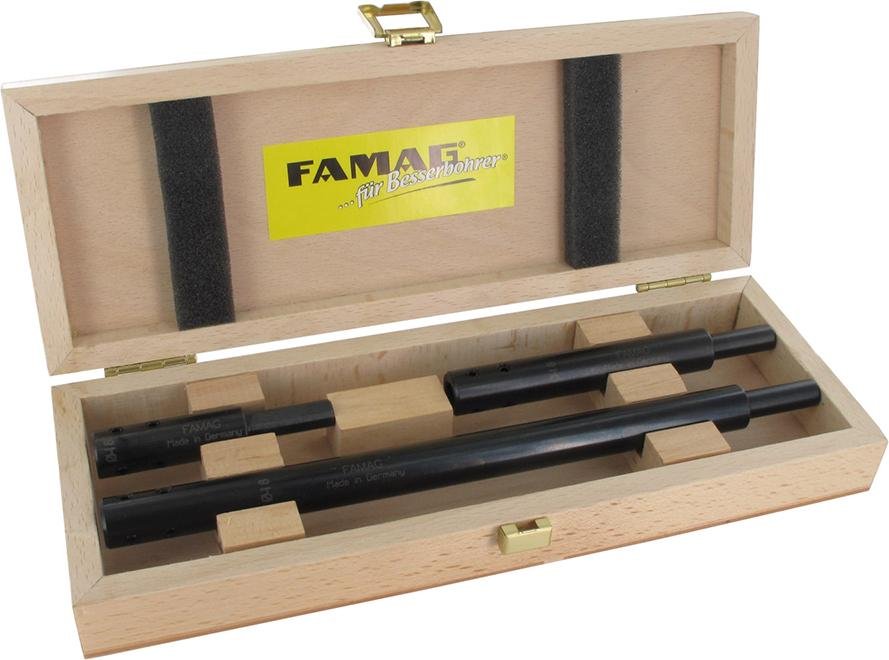 Famag Bohrer-Verlängerungs-Set 3-teilig im Holzkasten IØ 10 mm