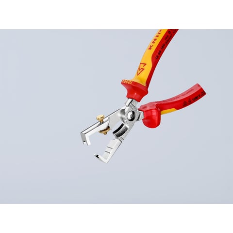 Knipex StriX® Abisolierzange mit Kabelschere 13 66 180 VDE-geprüft chromatiert