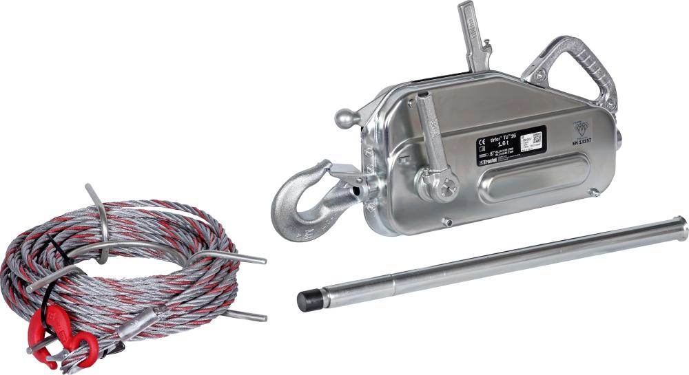 Tractel Mehrzweck-Zug greifzug™ für Materialtransport inkl. Grundausrüstung