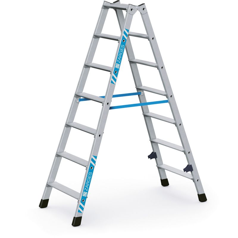ZARGES Nova B - Stufen-Stehleiter 2 x 7 Stufen 42467
