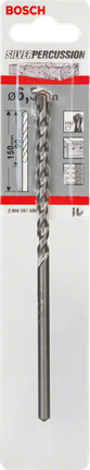Bosch CYL-3 concrete drill bit 6.5 mm diameter., Steinbohrer, Silber, 6,5 mm, 150 mm, Bosch