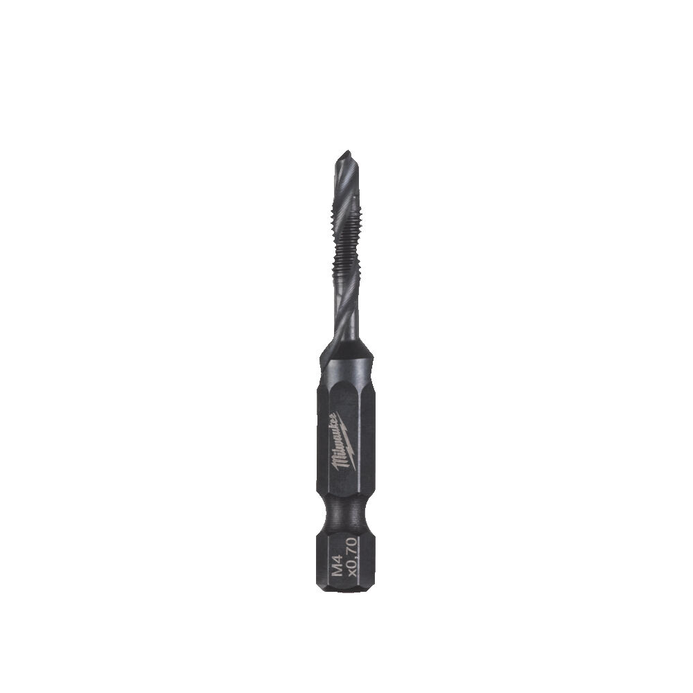 Milwaukee Kombi-Gewindebohrer HSS-G 1/4" Hex M4 x 52mm