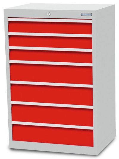 b+h Bedrunka+Hirth Schubladenschrank T500 60.340A 680mm Breite 500mm Tiefe 7 Schubladen