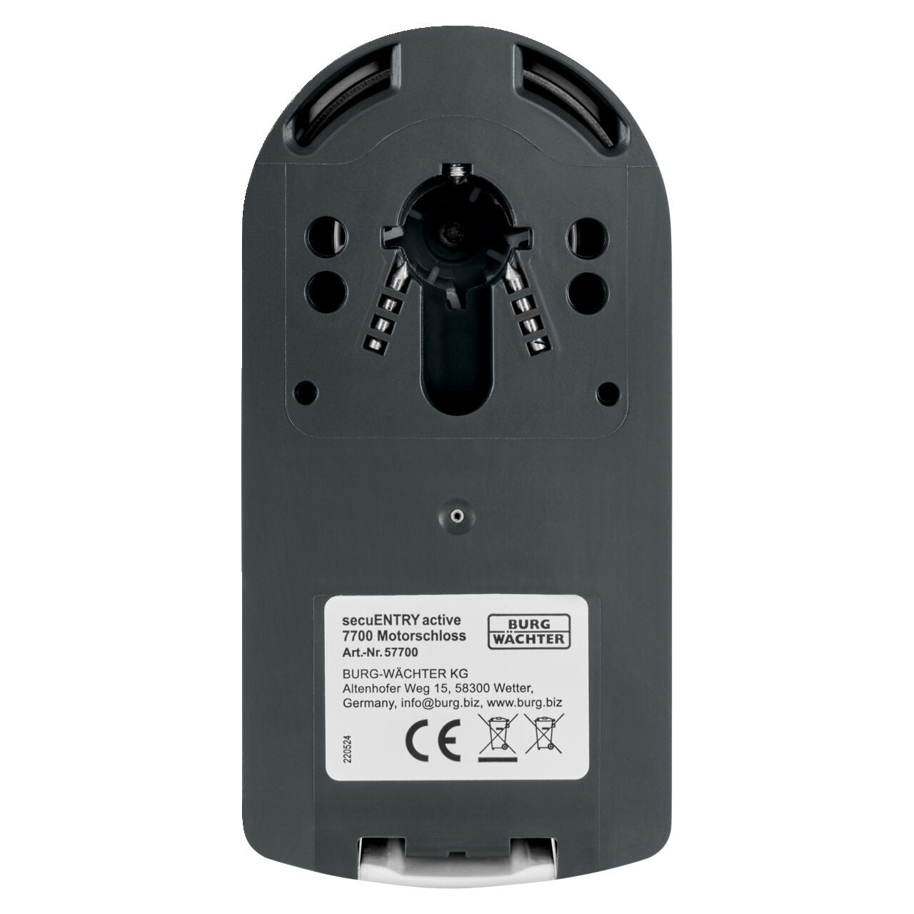 Burg Wächter ENTRY ACTIVE 7700 Motorschloss Bluetooth 4x AA LR6